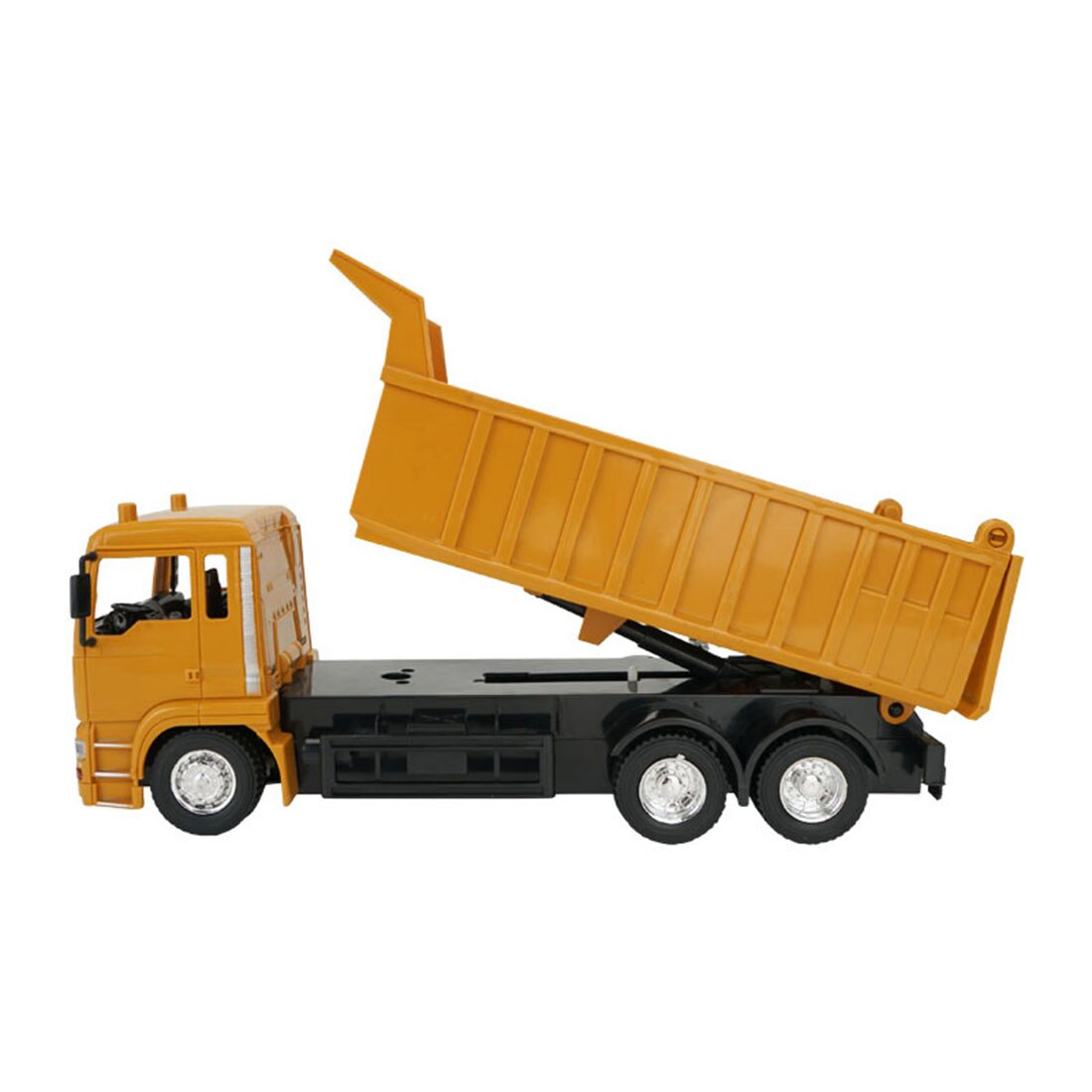 2.4g 10ch 1:24 trådlös fjärrkontroll simulering teknik fordon dumper lastbil leksak för barn utbildning leksaker födelsedag