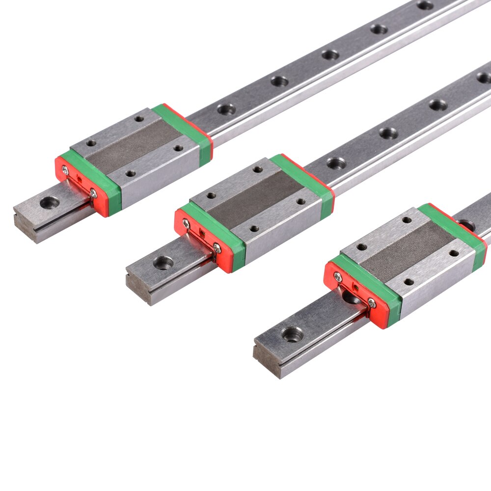 3D Printer Parts Axis Linear Guide Rail 12mm MGN12H 400/450/600/1000/1500mm linear Rail With linear Carriage for Delta printer
