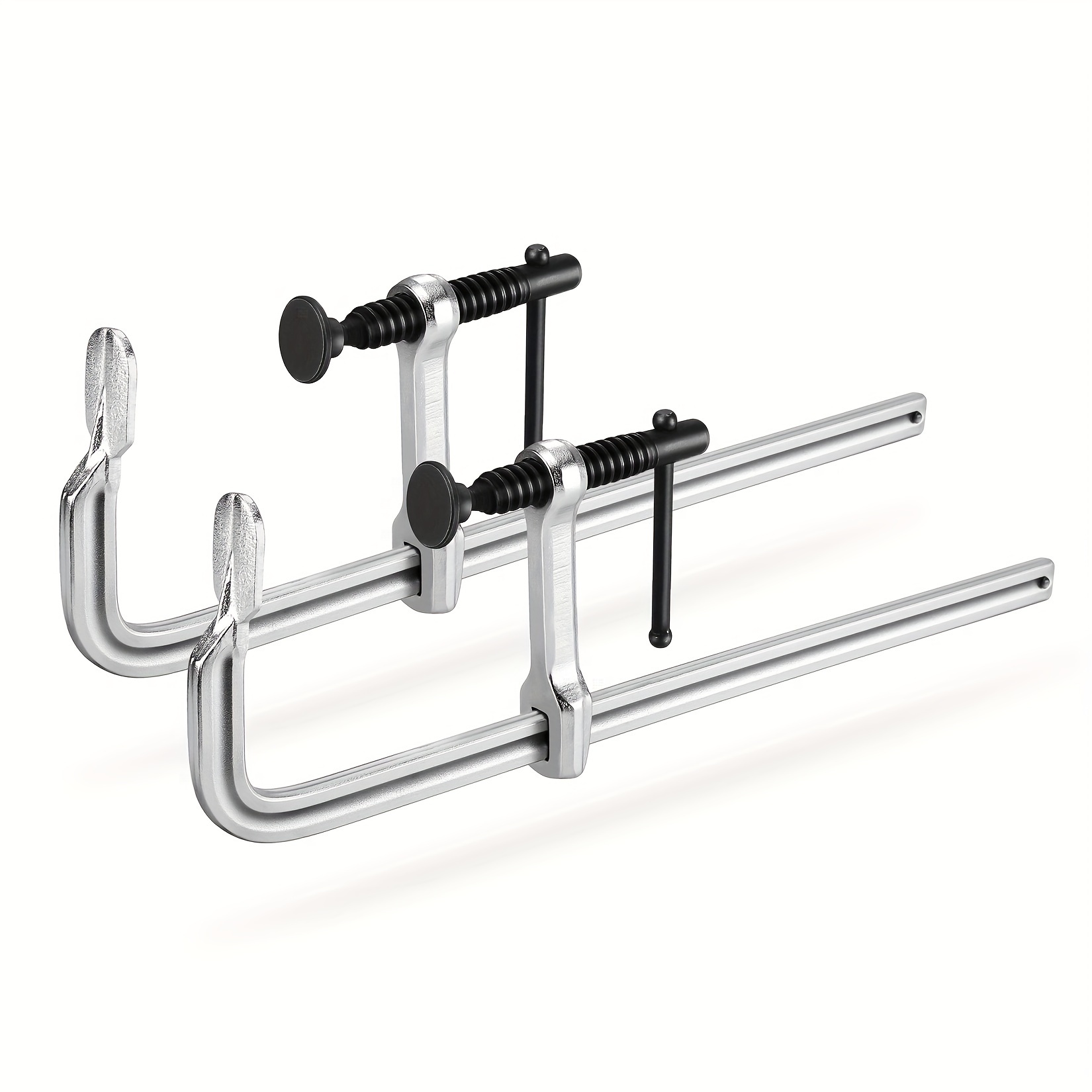 Staafklemmen, 12 inch lichte, gesmeed stalen staafklemmen voor houtbewerking en lassen, houtbewerkingsklem 2-pack