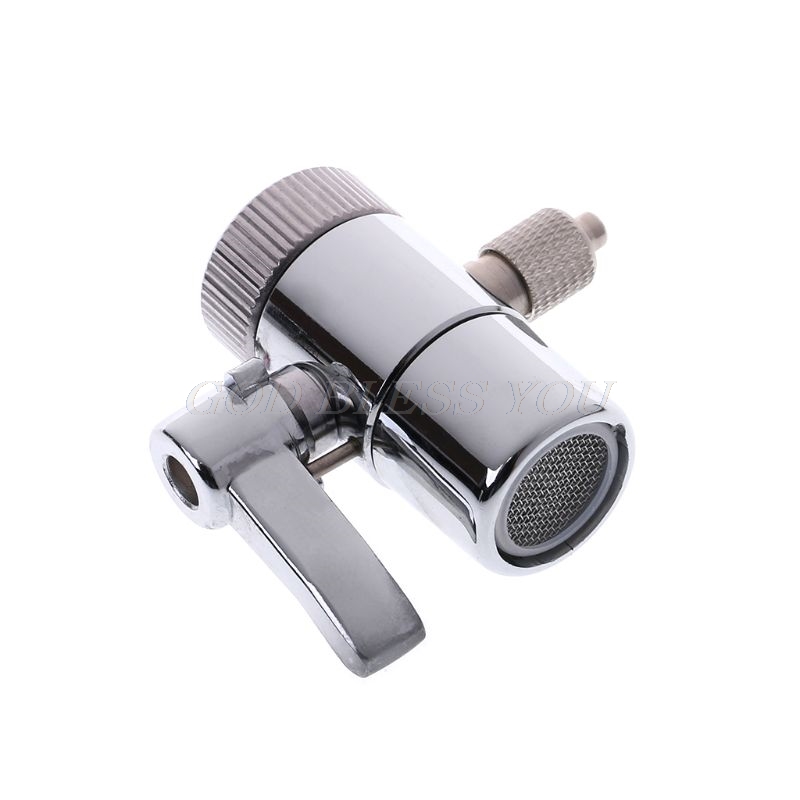 Faucet Adapter Diverter Valve Counter Top Water Filter Faucet Diverter Valve Ro System 1/4" 2.5/8" 3/8" Tube Connector