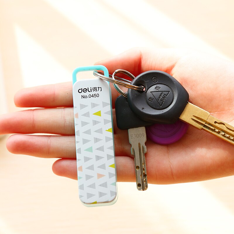 Stapler Chain Deli Colored Portable Key Chain Mini Stapler 10# S... – Grandado