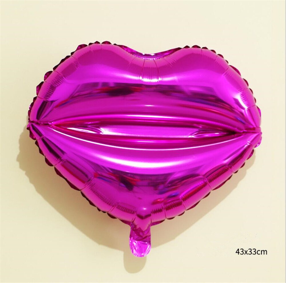 Sexy Rode lippen vorm ballonnen Kus Me Rode lippen folie ballonnen valentijnsdag bruiloft decoratie opblaasbare ballonnen cartoon hoed: 2