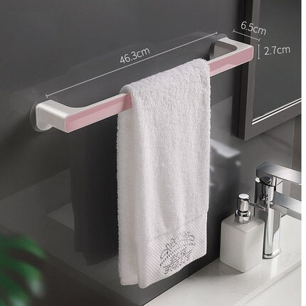 Selvklebende sugekopp håndkleholder dårlig kjøkkenhåndkleholder porte torchon mat handtuchhalter badkamer organizer: Langrosa