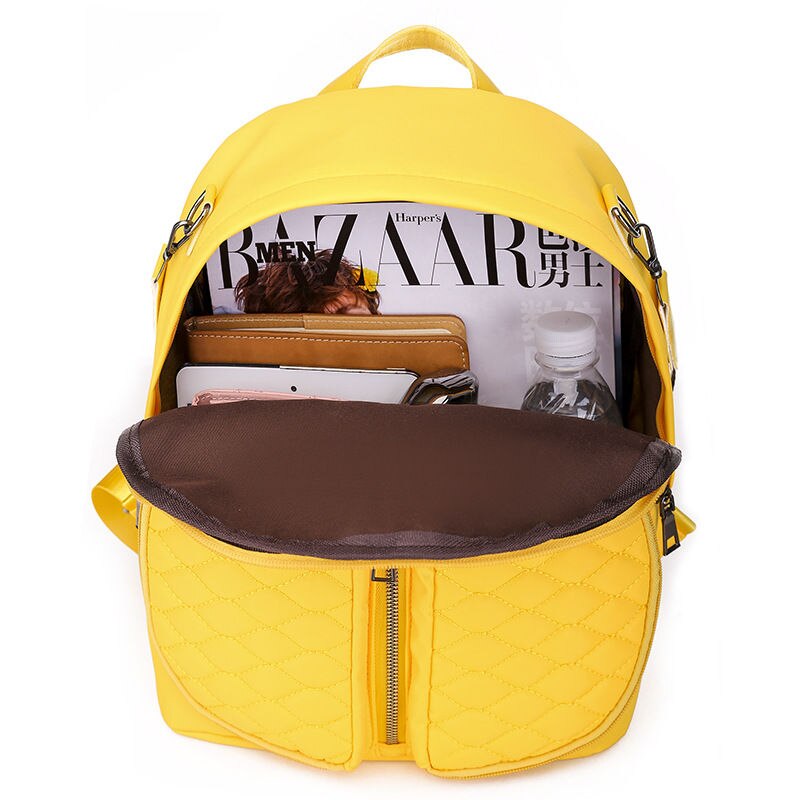 Mochila Oxford de gran capacidad para mujer, bolso de hombro, escolar, para libros, negocios