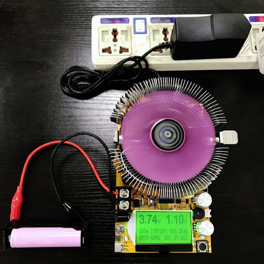 180W Electronic Load Tester USB Adjustable Testing Module Power Meter Digital capacity tester power Battery Discharge
