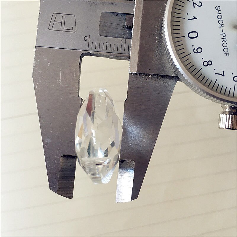 Eye Paard 30 pcs 38mm Clear Kleur Crystal Prism Kroonluchter Facet Hangers Prisma Hanger Kristallen Kroonluchter Onderdelen Voor Verlichting