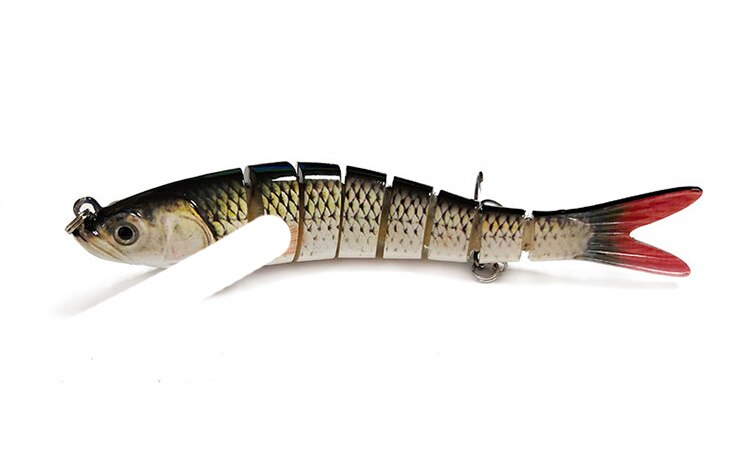 8 Section Fishing Lure 14cm 25g Multi Jointed Lures Bait Pike Sinking Wobblers Swimbait Fishing Tackle For Bass Isca Crankbait
