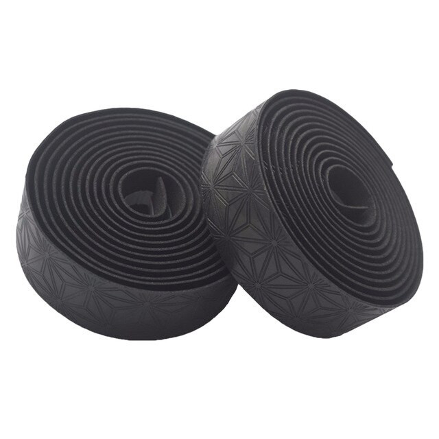 Road Bike Handlebar Tapes Bicycle Bar Tape Wrapping Belt Anti-Slip Cycling Handle Grips Wraps Dead Fly Bicycle Strap: Black