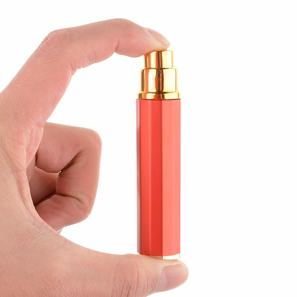 Neue 8 ml Polygon Aluminium Nachfüllbar Parfüm sprühen Leere Kosmetische Behälter für Frau Mädchen Verpackung Veranstalter Reisen Zubehör