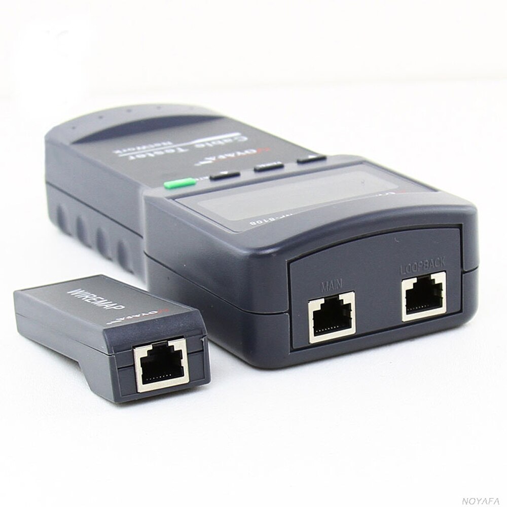 Network Cable Tester NF-8108 RJ45 Lan Tester Cable Tracker Redes Network Tools RJ45 Cable Length Measurement Tool