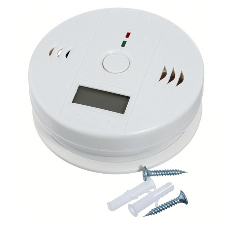 Huishouden Koolmonoxide Detector Sensor Hoge Gevoelige 85dB Waarschuwing Lcd-scherm Koolmonoxidemelder CO Gas Detector