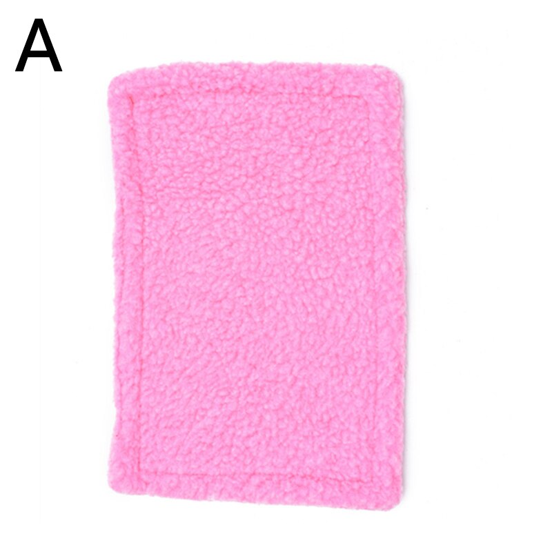 Zachte Fleece Hamster Mat Pluche Huisdier Hamster Kussen Mat Egel Eekhoorn Warme Deken Cavia Bed Slapen Bed Huisdier Producten: A