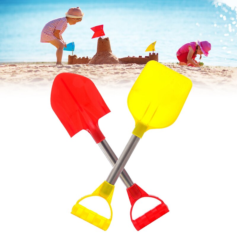 2Pcs/Set Beach Shovel Beach Toy Kids Outdoor Digging Sand Shovel Play Sand Tool Playing Shovels Play House Toys Summer