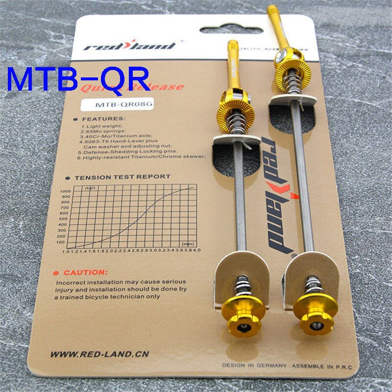 Bicycle Skewer Ti-alloy CNC Quick Release Handle Lever Mtb Mountain Road Bike Skewers Ultralight 52g/pair Universal Front Rear: jinseMTB