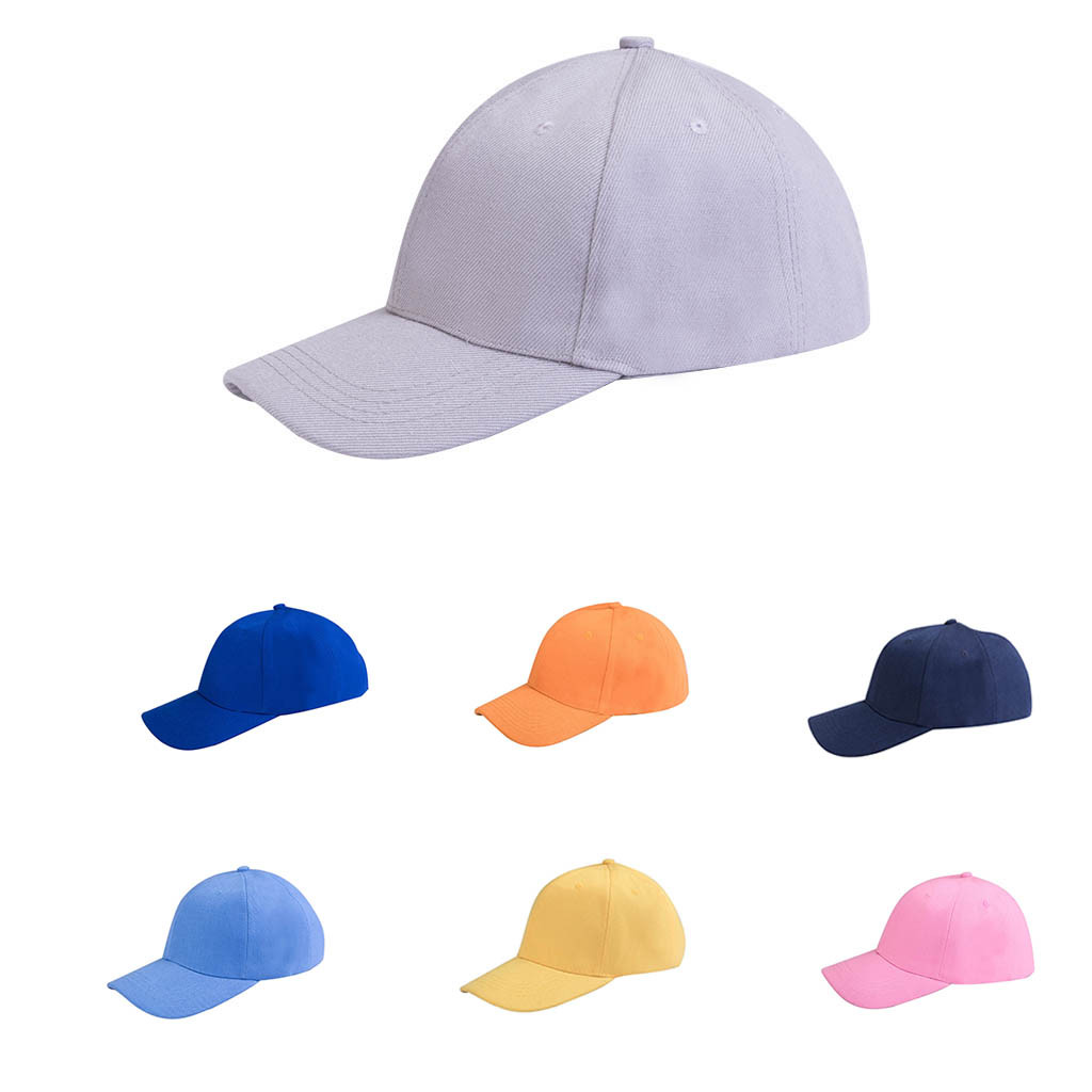 Berretto Da Baseball di modo Degli Uomini Delle Donne Della Protezione di Estate Uomo Del Cappello Del Cotone Regolabile Unisex di Snapback di Hip-Hop di Colore Solido Cappelli Outdoor caps