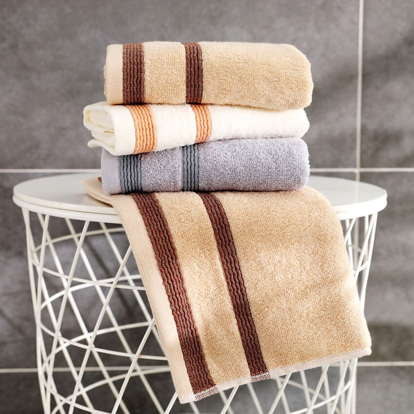100%  bomuld håndklæder sæt stribe tyk blød lille ansigt håndklæder stort brusebad håndklæde toallas