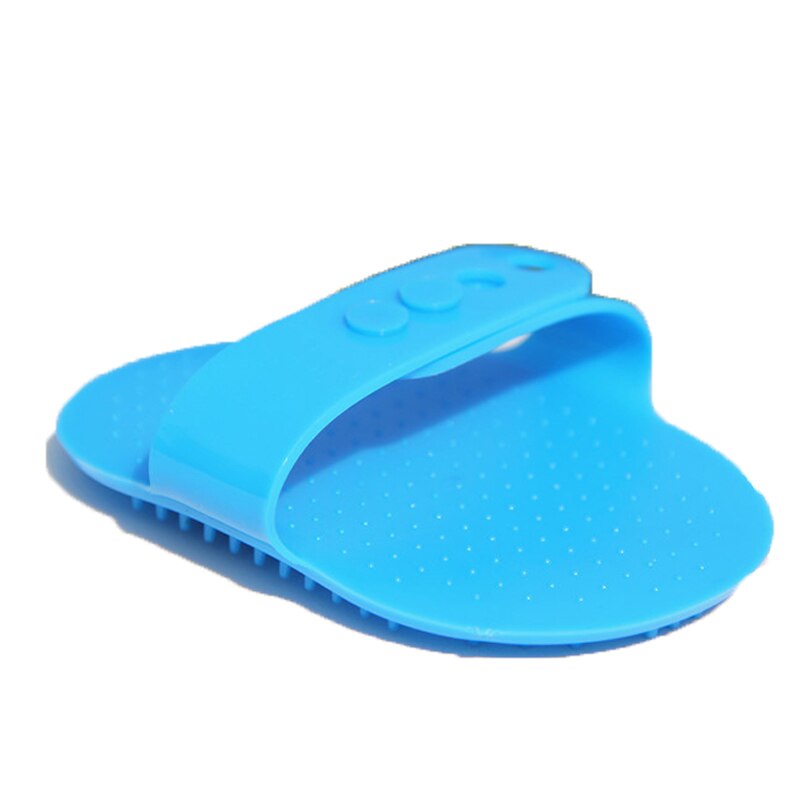 Soft Rubber Dog Brush Comb Cat Bath Brush Rubber Glove Hair Fur Grooming Massage Brush For Dog Cats 12.3*9.7cm dog grooming