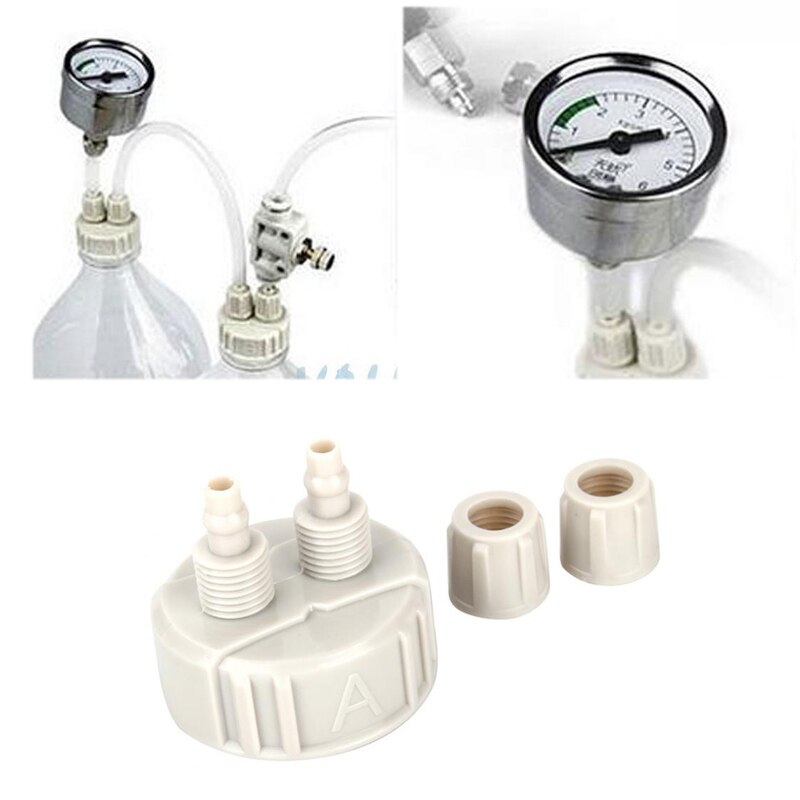 Aquarium Bottle Cap For Live Plants CO2 Diffuser Air Generator System DIY Air Diffuser Generator Tool Part Kit Tools