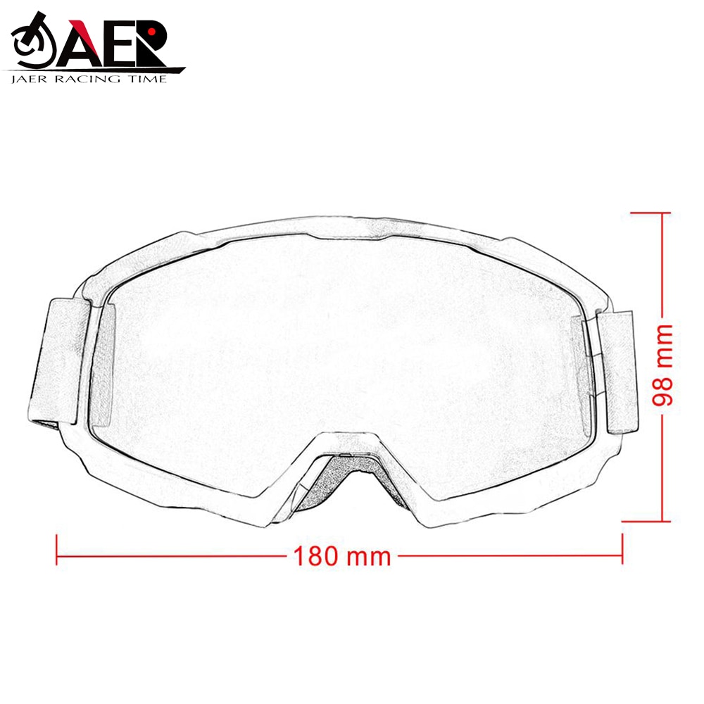 Jaer Motorbril Motocross Gafas Moto Helm Rijden Motorfiets Bril Mx Oculos Motocross Dh Crossmotor Bril