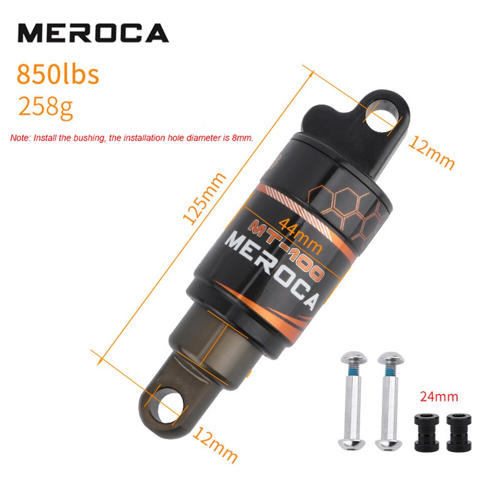 1Pcs Bicycle Air Rear Shock MTB Hydraulic Spring Shock Absorber Electric Vehicle Snowmobile Mountain Downhill Bike Absorber