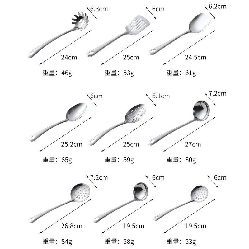 Edelstahl Küche Utensil Kochen Utensilien Küche Spielereien Kochgeschirr Beste -Küche Werkzeug Backen werkzeuge