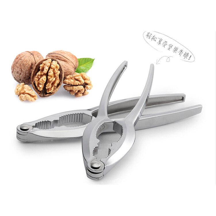 Kotitalouksien ruostumaton teräs iso pähkinäpuristin pähkinäpuristin pähkinäpuristin hickory pähkinä hasselpähkinäpuristin työkalu rapupuristin.