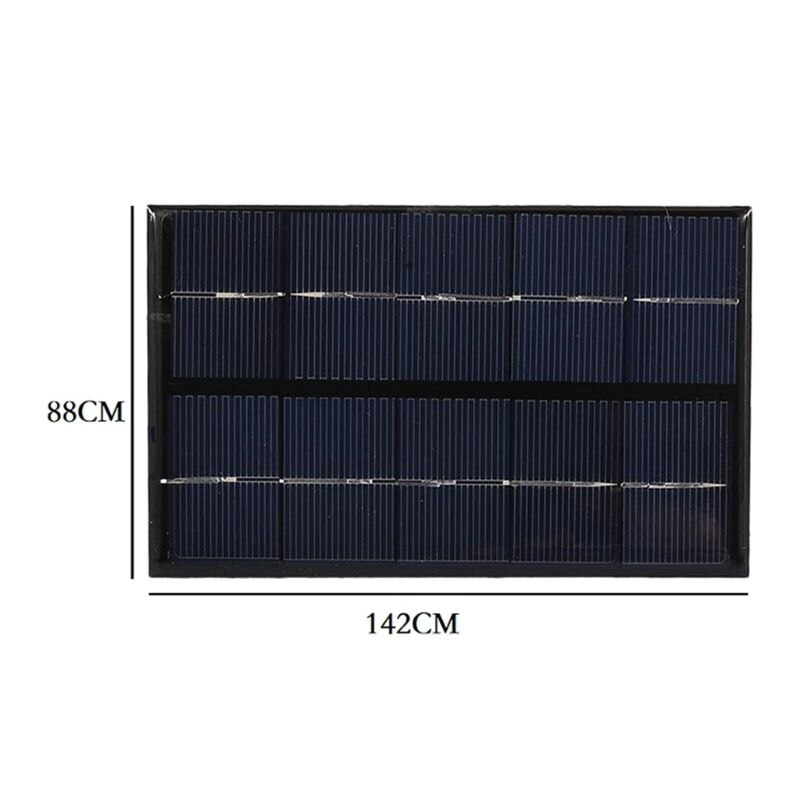 2W 5V Solar Panel Fan USB Portable Outdoor Solar Charger Polysilicon Generator Travel Quick Charge High Efficiency