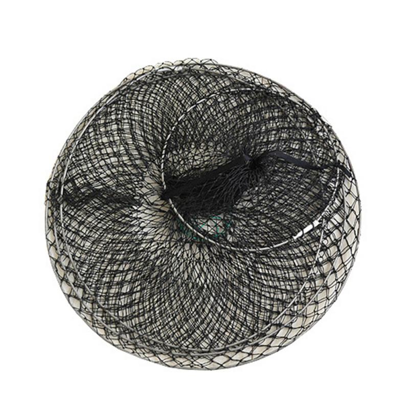 Portable Fishing Net Cage Nylon Collapsible Fishing Keep Net Fishing Crab Lobster Crawdad Boat Fish Live Bait Keep Net Trap