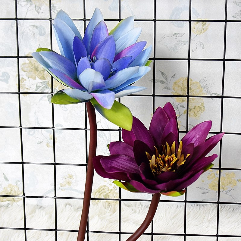 Lotus Bloem Tak Zijde Kunstbloemen Voor Party Bruiloft Decoratie Fleur Artificielle Flores Kerst Decor