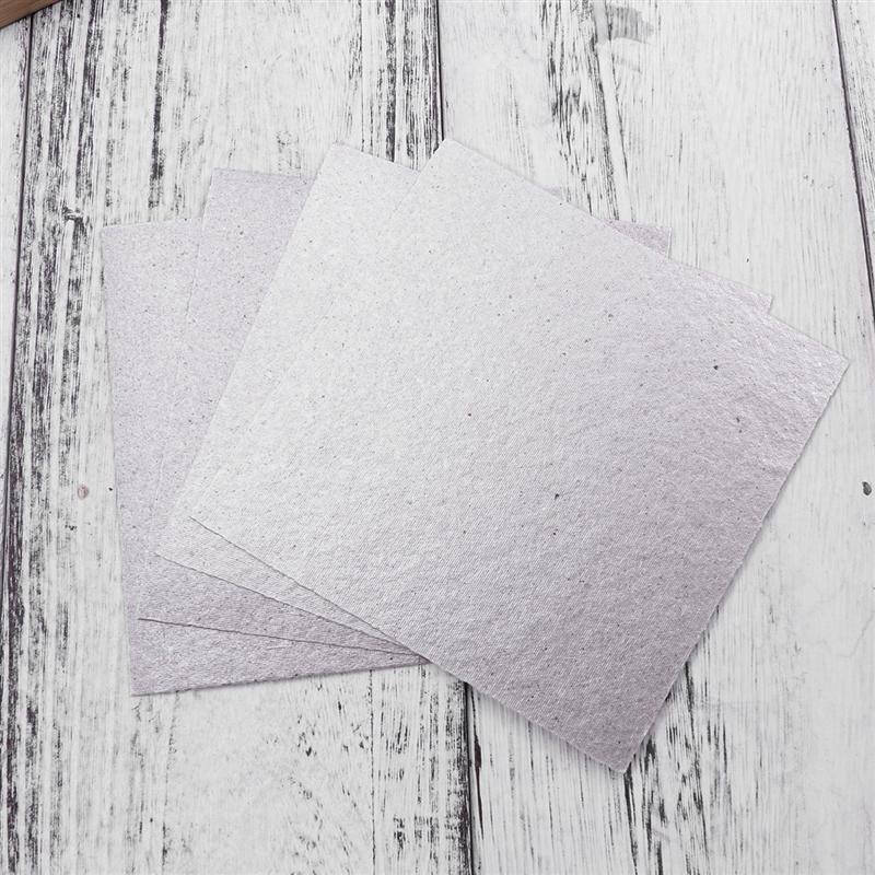 4 Uds 13x13cm Mica aislante placas protectoras seguras para horno tostador