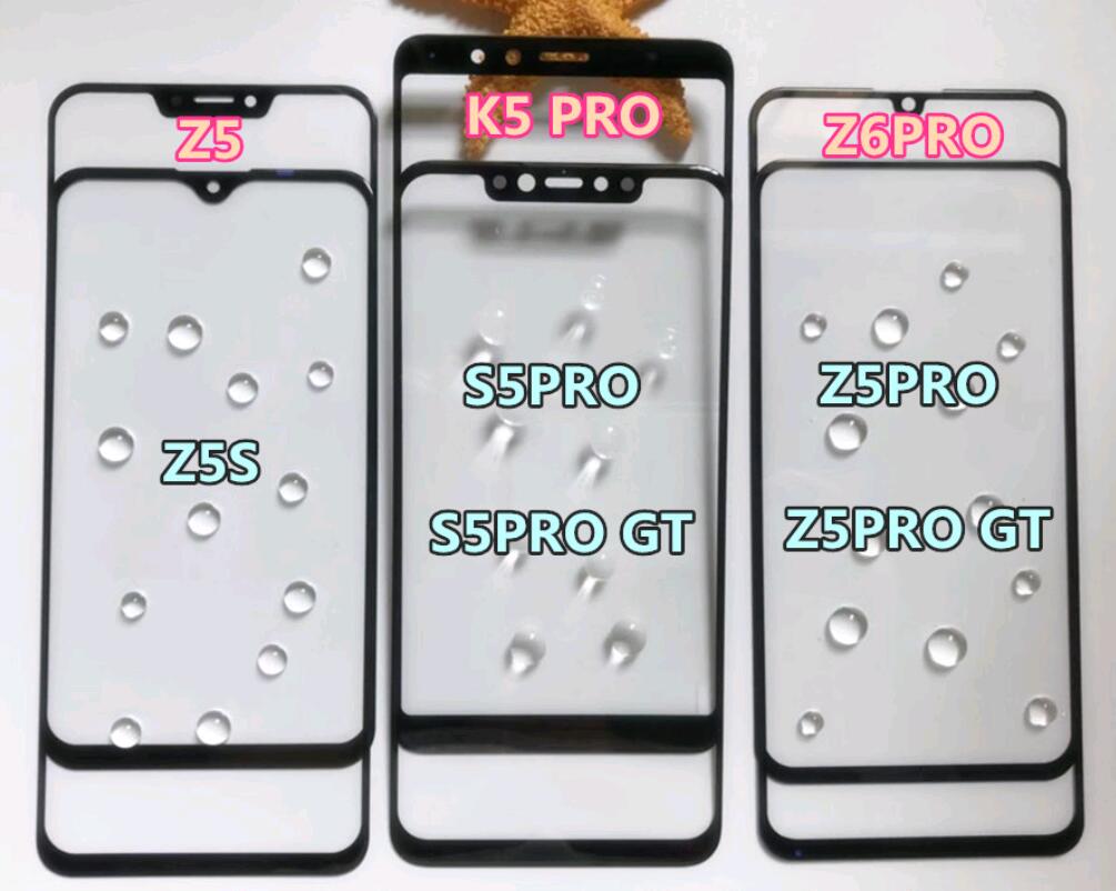 Verre de remplacement de lentille avant pour Lenovo Z5 Z5S Z5 Pro Z5 Pro GT Z6 K5 S5 Pro Z6 Lite, réparation d&#39;écran tactile, pièce de téléphone