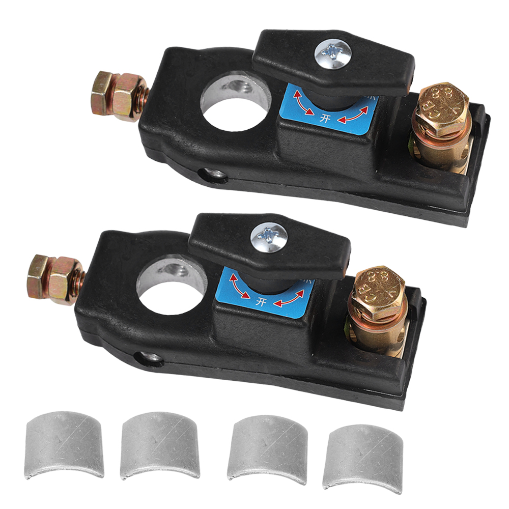 Bilbatterifrakoblingsbryter 12v/24v manuell/automatisk avstengning lekkasjebeskyttelse sedan suv lastebil energisparende strømbryter: Gull