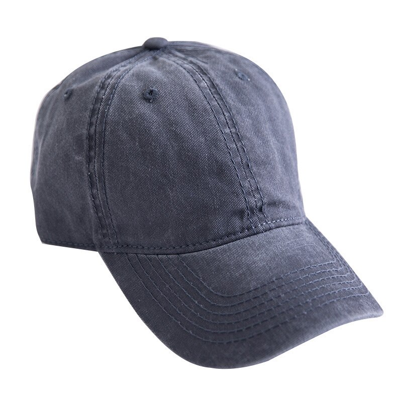 Lente Zomer katoen Gewassen Baseball Cap Mannen Vrouwen doen oude retro stijl Outdoor Zonnescherm Hoed Casual effen kleur baseball cap