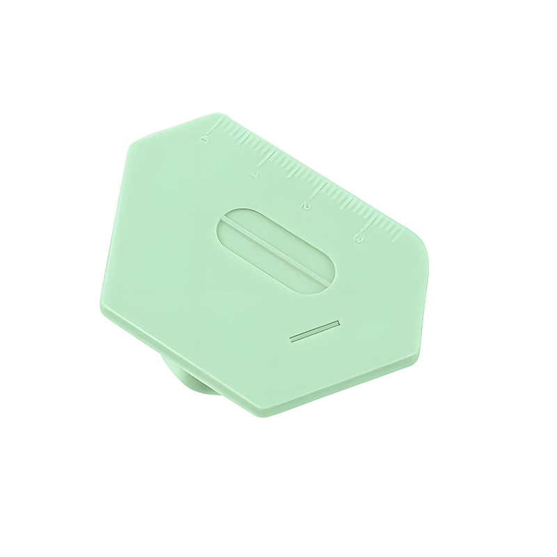 Magnetische naadgeleider Naaimachine Veelhoekige magnetische naadgeleider Anti-curling Positioner Accessoires voor huishoudelijke naaimachines: L / Licht Groen