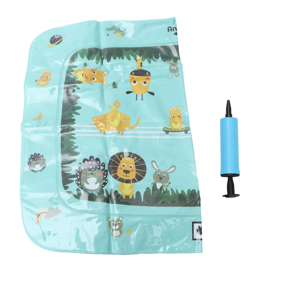 1 Set Van Opblaasbare Water Pad Cartoon Zomer Klopte Pad Swatting Kussen Voor Baby Peuters Met Inflator: type A