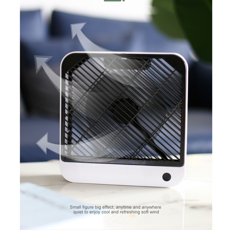 Air Cooler Fan Strong Wind Portable Fan Cooler Air Usb Powered Low Noise Air Conditioner Fan For Home Office Desk