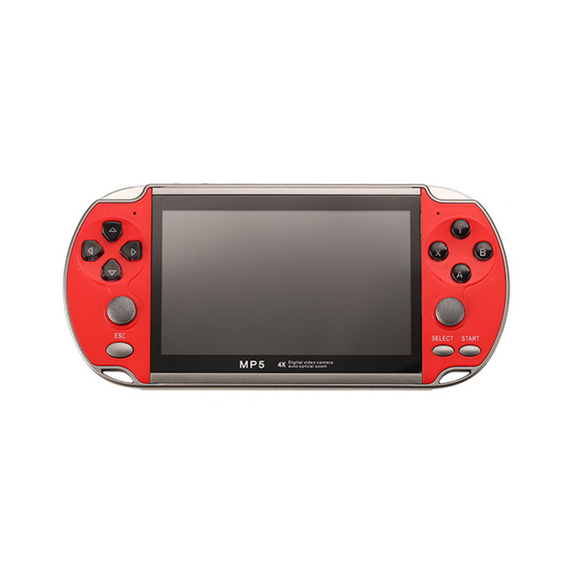 Consola de videojuegos Retro portátil, máquina de videojuegos portátil, Mini reproductor Arcade, emulador, control inteligente: Gris