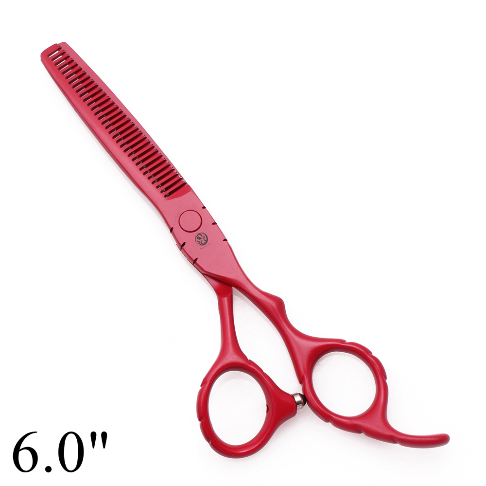 Professionele Kapper Schaar 5.5 "6" Roestvrij Kappers Knippen Schaar Dunner Schaar Haar Schaar Set Z1010: Roze