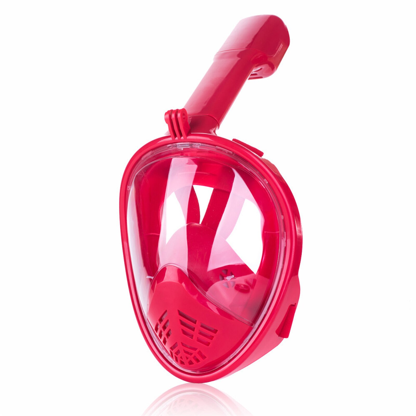 Unterwasser Scuba Anti Fog Vollen Gesicht Tauchen Maske Schnorcheln Atemwege Masken Sicher Wasserdicht Schwimmen Ausrüstung Für Erwachsene Jugend: Red / S/m