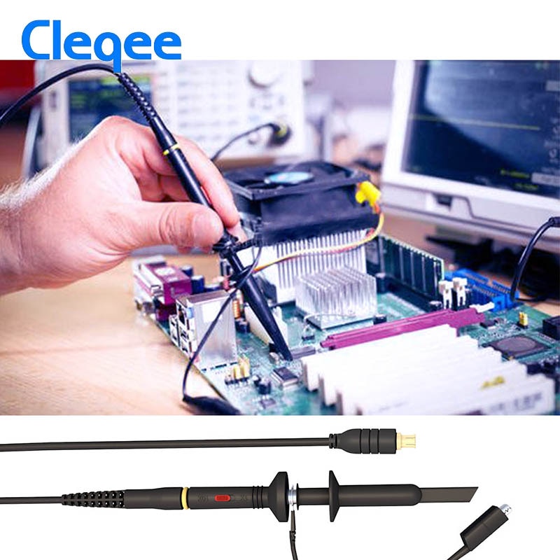 Cleqee MCX 60Mhz Oscilloscope Probe Black X1/X10 for Mini Oscilloscope DSO201 DS201 DSO203 DS203 DSO202 DSO QUAD VC101