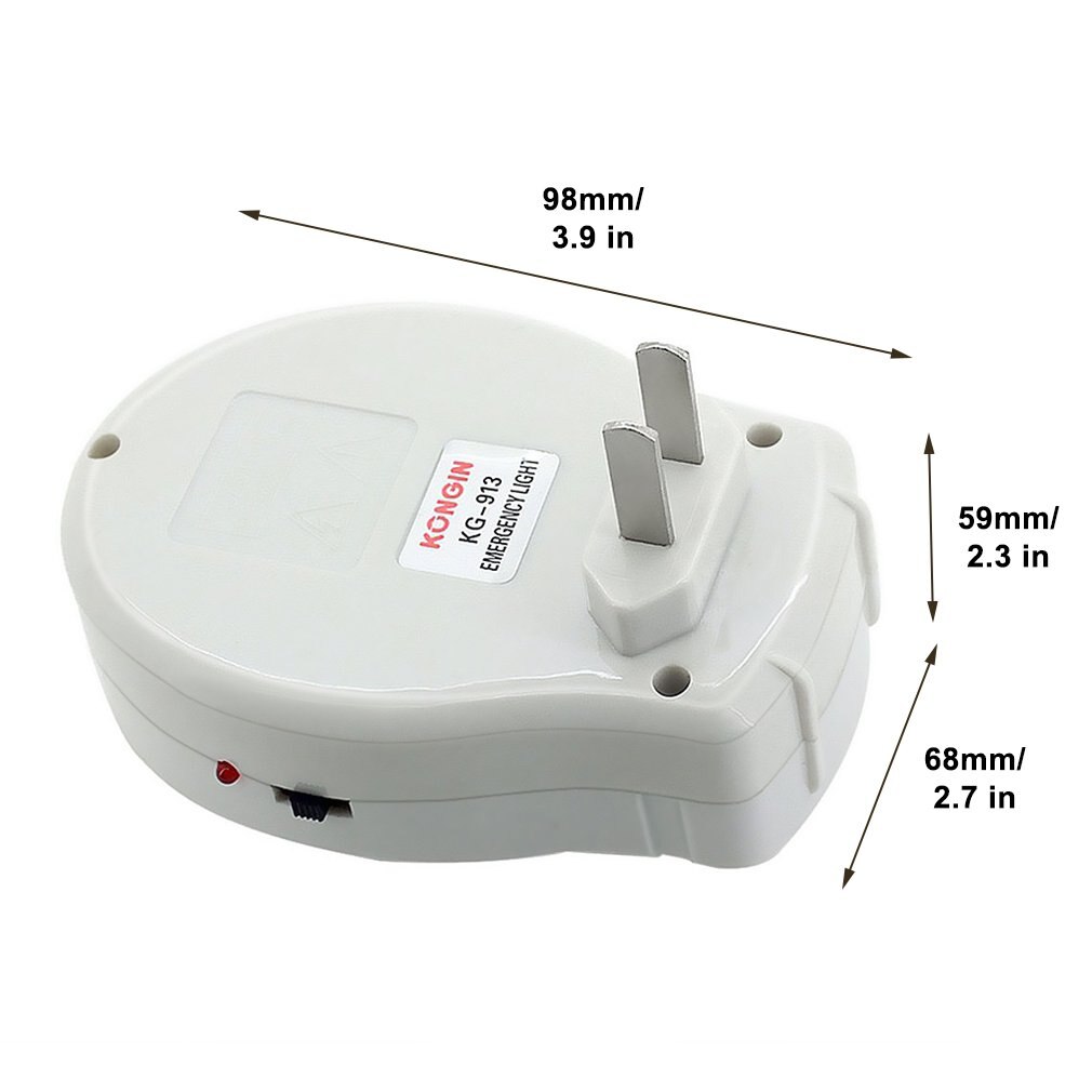 2W 13 LED Rechargeable Home Emergency Light Automatic Power Failure Outage Lamp Bulb Night Light 110-240V US Plug