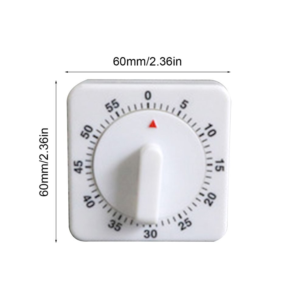 Innovative Mini Portable Kitchen Cooking Timer Countdown 60 Minutes Alarm Mechanical Time Reminder Tool For Kitchen