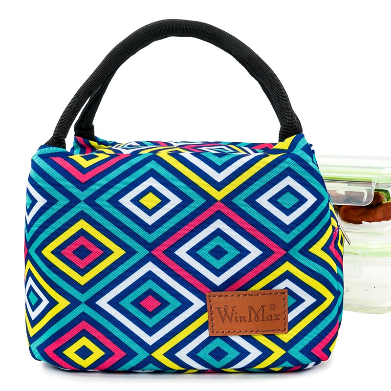 Vrouwen Functionele Koeler Lunchbox Tas Draagbare Geïsoleerde Thicken Hand Lunch Tas Tote Thermische Voedsel Picknick Lunch Tassen Voor kids