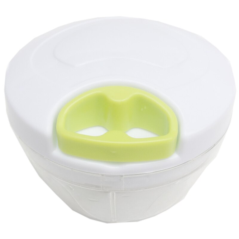 Manual Food Processor Shredder Hand Pull Food Chopper Onion Nuts Grinder Portable Manual Vegetable Kitchen food Meat Chopper Sl: White