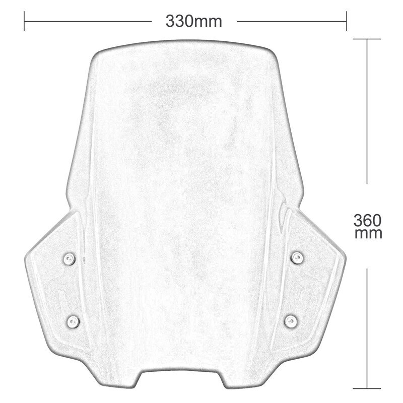 Voorruit Voorruit Fly Screen Shield Wind Deflector Met Beugel Voor Suzuki Katana Gsxs GSX-S 1000 GSXS1000