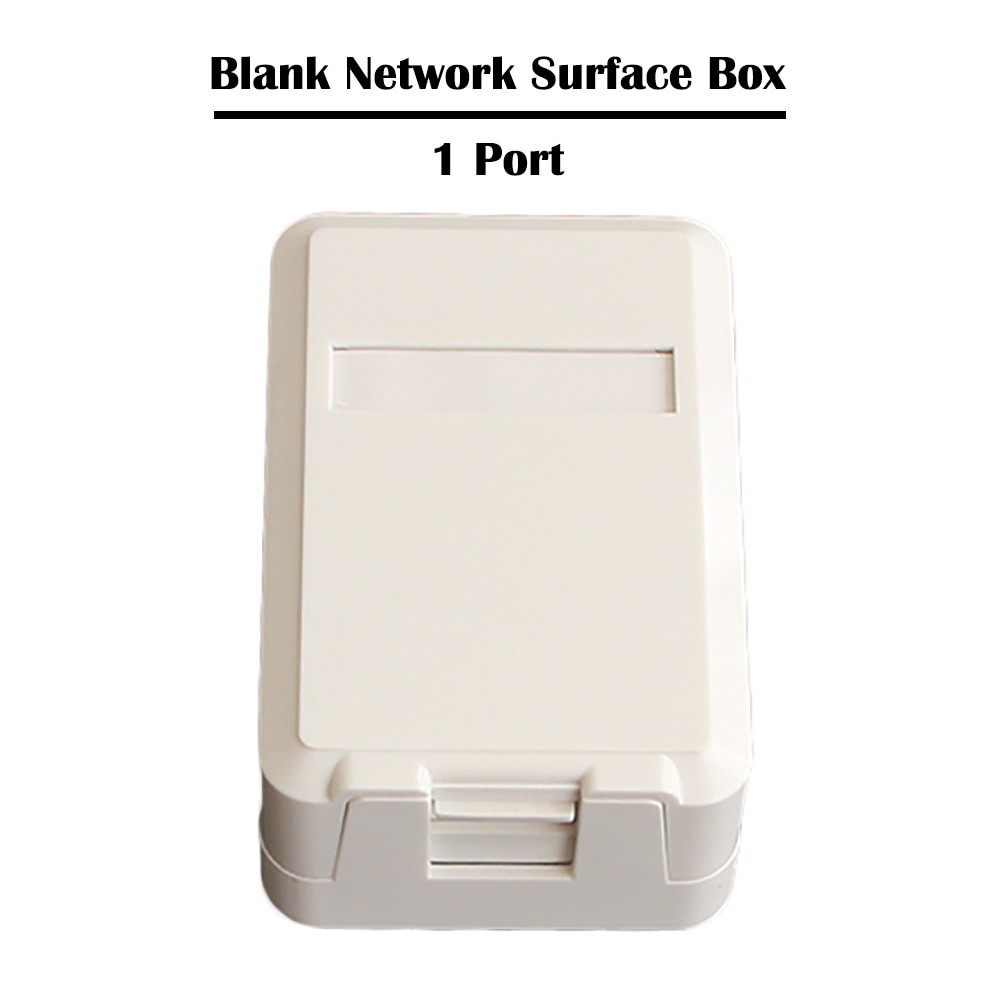 10 Pieces/lot 2 Ports Blank Surface mounted Box for UTP,STP Cat 3,Cat 5e,Cat 6 Keystone Jack,Plug,Network Cable LAN