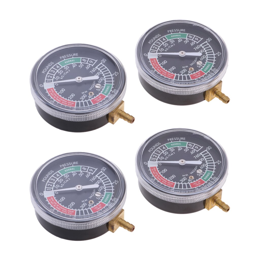 4 stuks Carburateur Synchro Motorfiets Accessoires Brandstof Vacuüm Carb Sync 4 Gauge Meter Tester Set