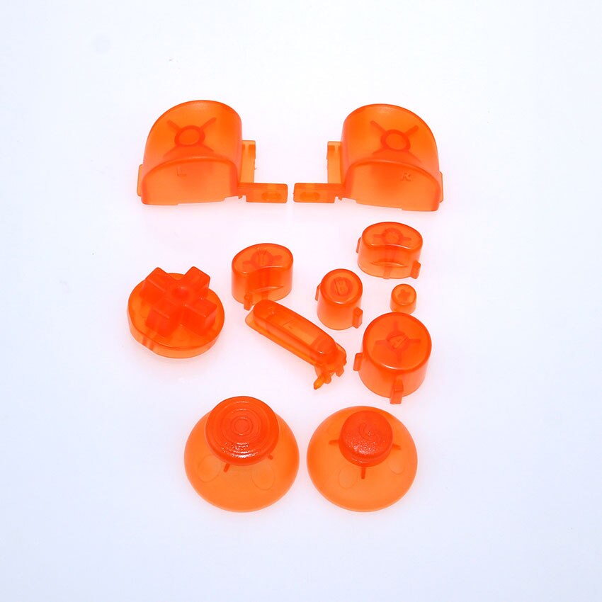 Cltgxdd Für Gamecube Controller Mod Bunte Komplette taste set mit für N GC taste set: Clear Orange