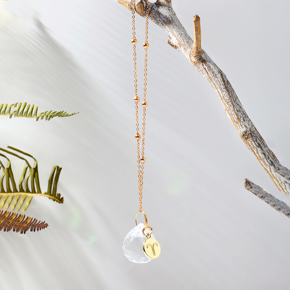 12 Constellation Sun Catcher Suncatchers for Car Window Garden Decoration Outdoor Sun Catcher Crystal Ornament Light Catcher