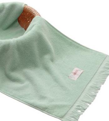 2pcs/set Soft 100% Cotton Towel with Tassel hand face Towels for Adults Quick Dry Towels Bathroom toalha havlu: Green